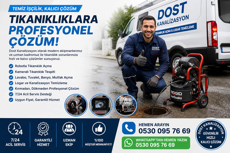 Haymana uygun fiyatlı Bina Gider Tıkanıklığı Açma